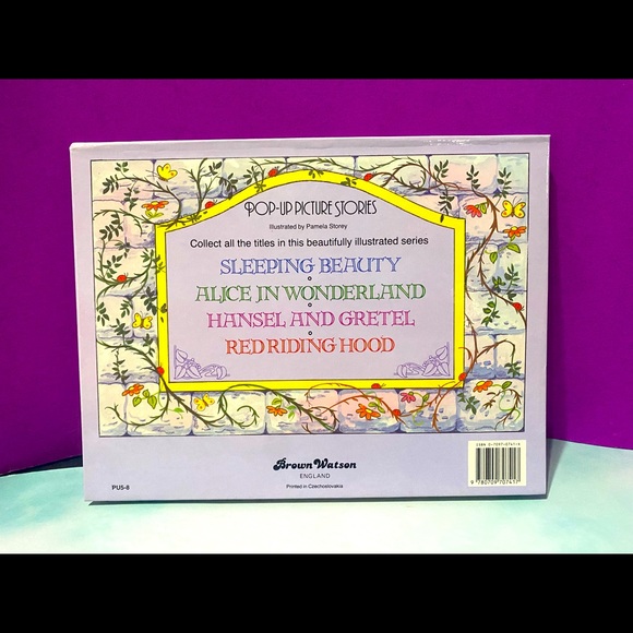 SLEEPING BEAUTY VINTAGE 90s POP-UP PICTURE STORY HARDCOVER BOOK BROWN WATSON - Picture 3 of 16